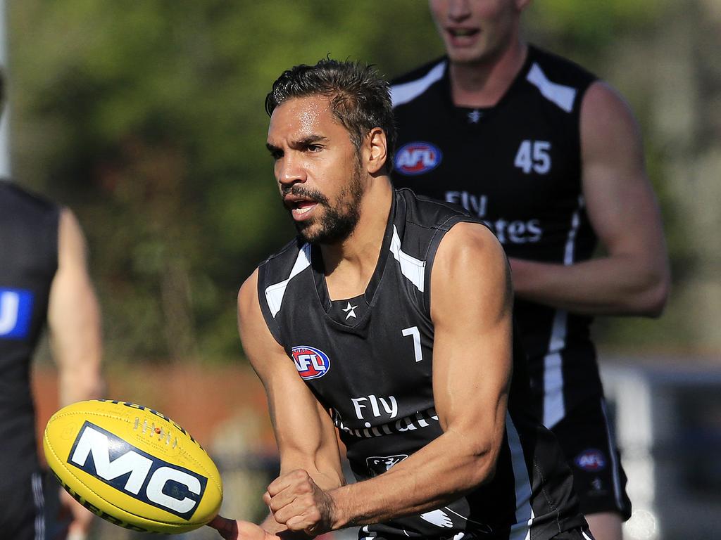 Andrew Krakouer at training.