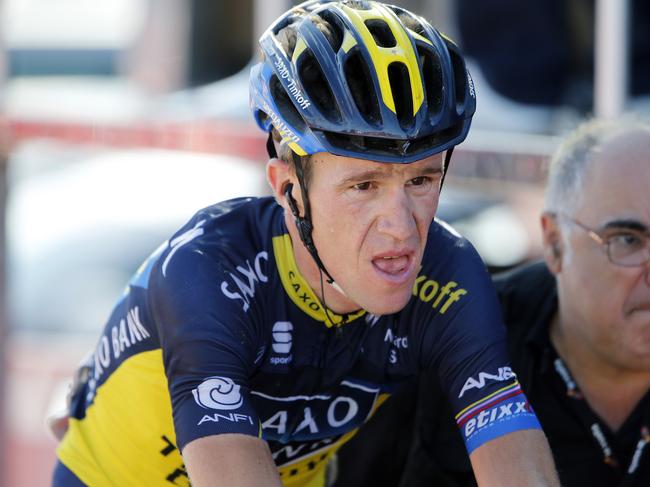 Cycling : 68th Tour of Spain 2013 / Stage 18 Arrival / SORENSEN Chris Anker (DEN)/ Burgos - Pena Cabarga 565m (186,5km)/ Vuelta Ronde van Spanje / Rit Etape /(c)Tim De Waele (Photo by Tim de Waele/Corbis via Getty Images)