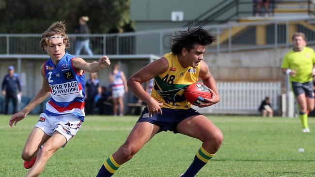 Woodville-West Torrens father-son prospect Rome Burgoyne. Picture: supplied by SANFL