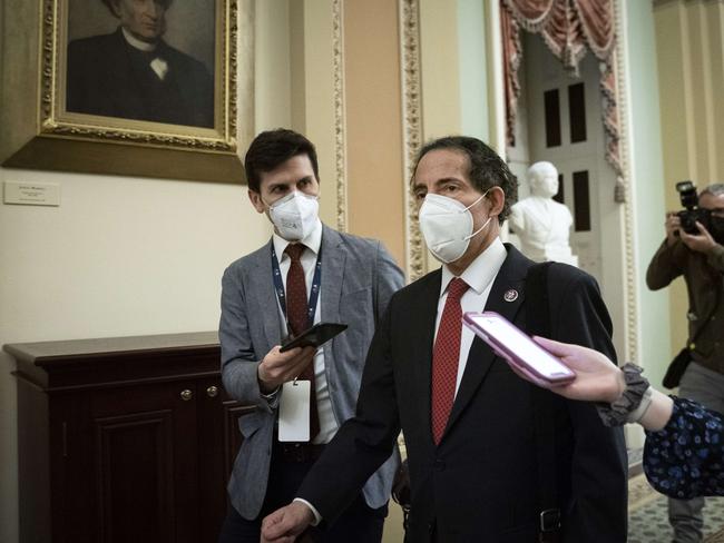 House impeachment manager Jamie Raskin described Donald Trump the “inciter in Chief”. Picture: Getty Images/AFP