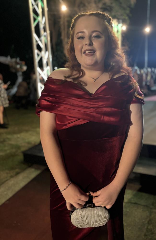 The students of Hervey Bay State High School enjoy their formal.