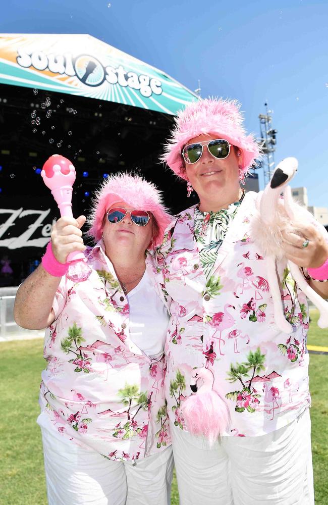 Angela Sharples and Sheryl Marshall at Caloundra Music Festival. Picture: Patrick Woods.