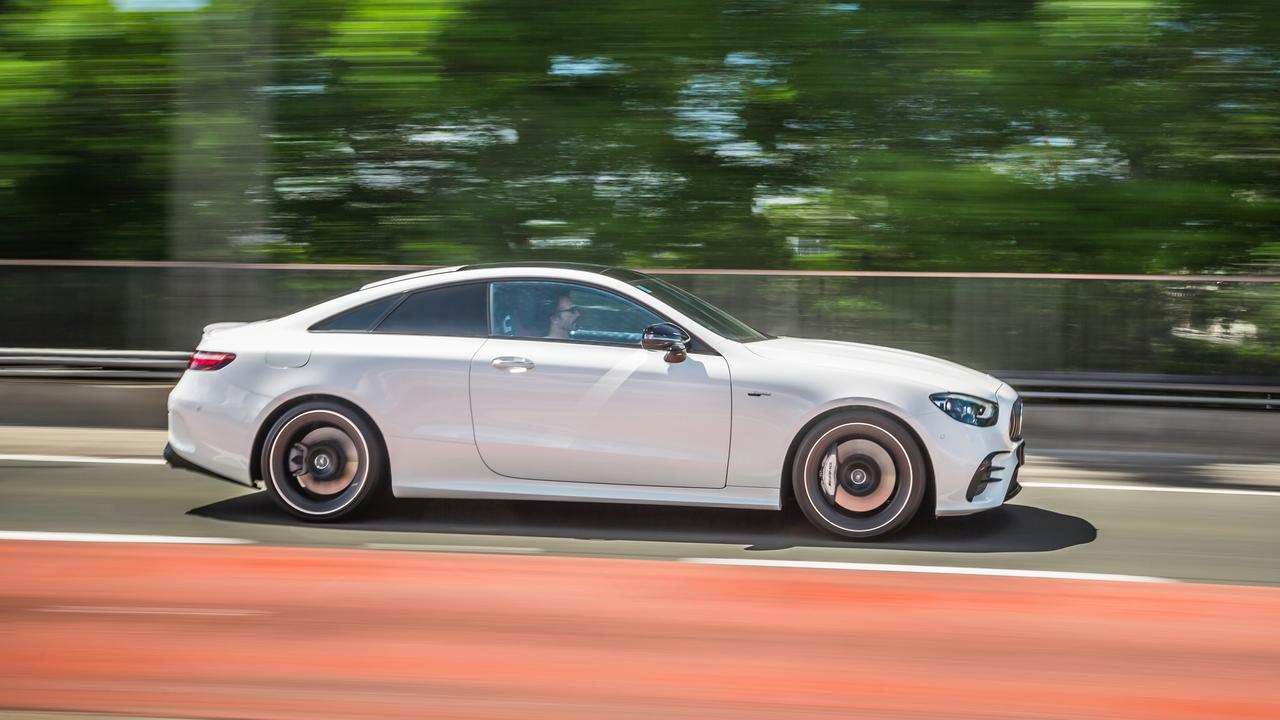 The E53 is propelled by a 3.0-litre six-cylinder engine boosted by mild hybrid power.