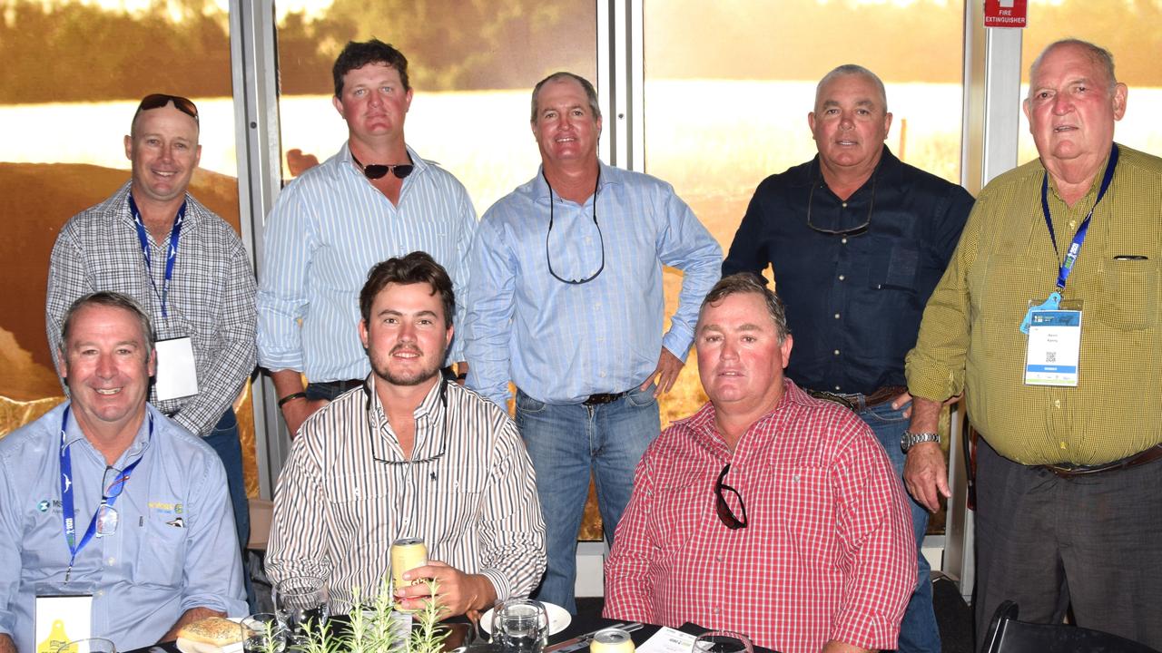 BEEF AUSTRALIA 21: Kevin Kenny, Damien Kenny, Dan Kenny, Tom Kenny, Neil Rogers, Matt Mollard and Mick Conaghan  at the Main Event Lunch