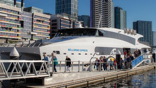 Port Phillip Ferries’ Bellarine Express will soon be joined by another Incat vessel. Picture: INCAT