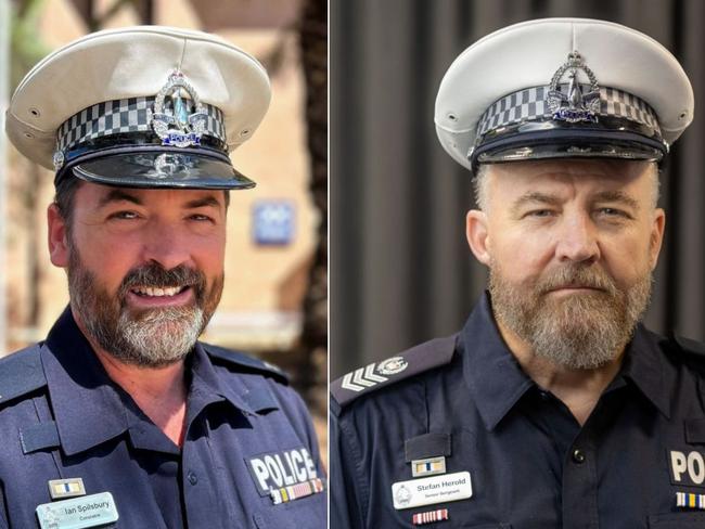 NT Police Senior Constable Ian John Spilsbury and Senior Sergeant Stefan Vilhelm Herold were awarded the Australian Police Medal on Saturday, January 26.