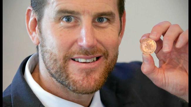 ANZAC COINS: Victoria Cross hero Ben Roberts-Smith says a new generation of veterans is connecting with young people and ensuring Anzac Day remains relevant. Picture: Jamie Hanson