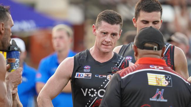 Sam Darley has been charged for the second time in the 2022-23 NTFL season. Picture: Alison McGowan / AFLNT Media