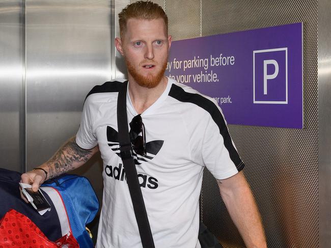 CHRISTCHURCH, NEW ZEALAND - NOVEMBER 29:  English cricketer Ben Stokes arrives at Christchurch Airport on November 29, 2017 in Christchurch, New Zealand. Stokes flew in from the UK in preparation for the upcoming Ashes series in Australia.  (Photo by Kai Schwoerer/Getty Images)