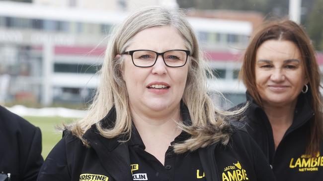 Candidate Christine Hannan. Lambie Network candidates for Franklin for the Tasmanian state election. Picture: Nikki Davis-Jones