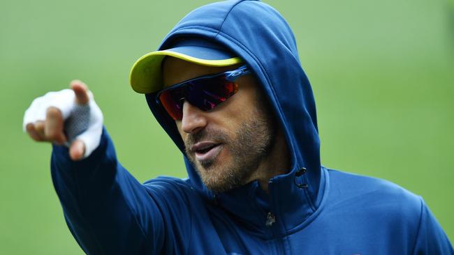 Faf du Plessis wants South Africa to pour more pain on the Aussies. Picture: AAP.