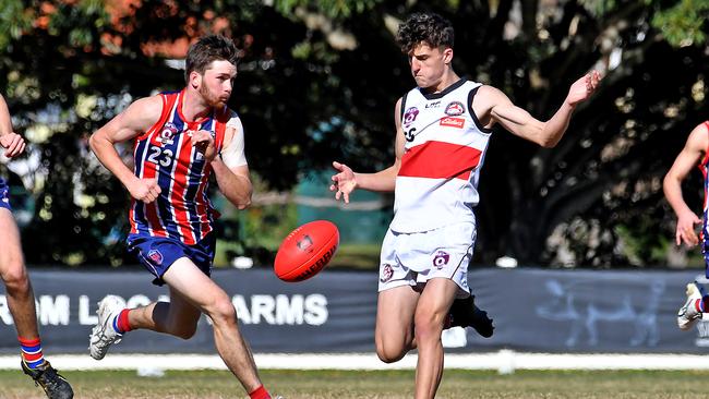 QAFL Colts game between Wilston Grange and Redland-Victoria Point at Hickey Park. Saturday June 11, 2022. Picture, John Gass