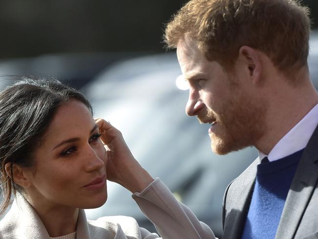 The couple revealed their engagement in November 2017. Picture: AFP/Mark Marlow