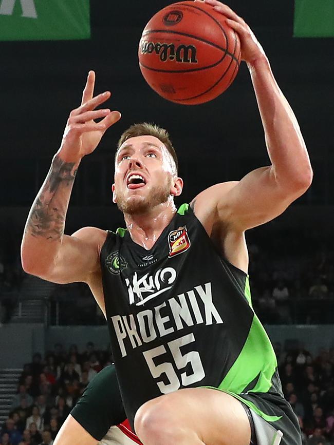 Phoenix superstar Mitch Creek had all the answers every time the Hawks challenged. Picture: Getty Images