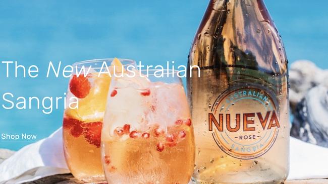 Nueva Drinks Co – another Kyle Sandilands businesses. Picture: Supplied.