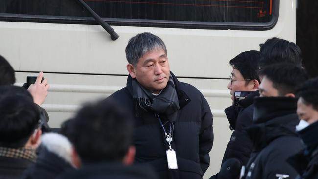 Members of the Corruption Investigation Office for High-ranking Officials gather in front of the official residence of the impeached South Korean President Yoon Suk Yeol on January 03, 2025 in Seoul, South Korea. Picture: Chung Sung-Jun/Getty Images