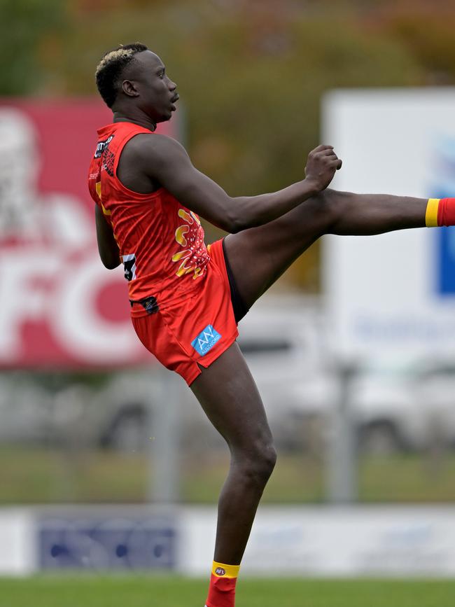 Gold Coast Suns’ Mabior Chol. Picture: Andy Brownbill