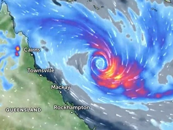 A cyclone is expected to form off Queensland on Friday. Picture: BOM