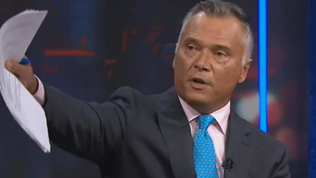 Stan Grant ejects an audience member from Q+A. Picture: ABC