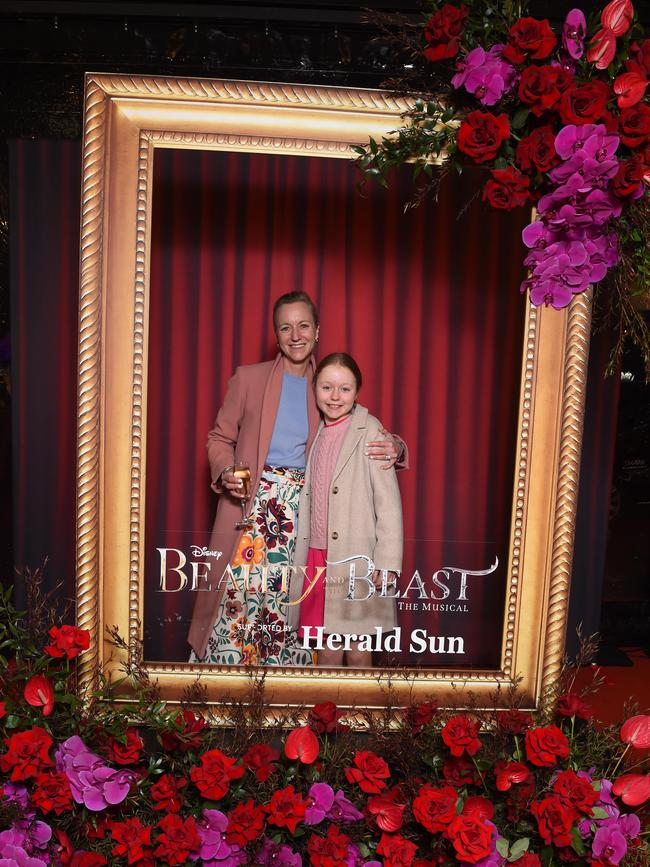 Opening night: Beauty and The Beast at Her Majestys Theatre, Melbourne. Picture: Josie Hayden