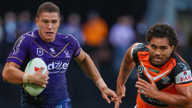 NRL 2023 RD04 MELBOURNE STORM V WESTS TIGERS - WILL WARBRICK Picture NRL Photos