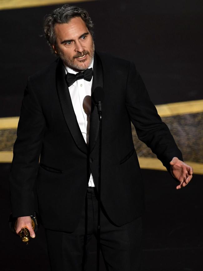 Joaquin Phoenix: ‘we’ve become very disconnected from the natural world’. Picture: Getty Images