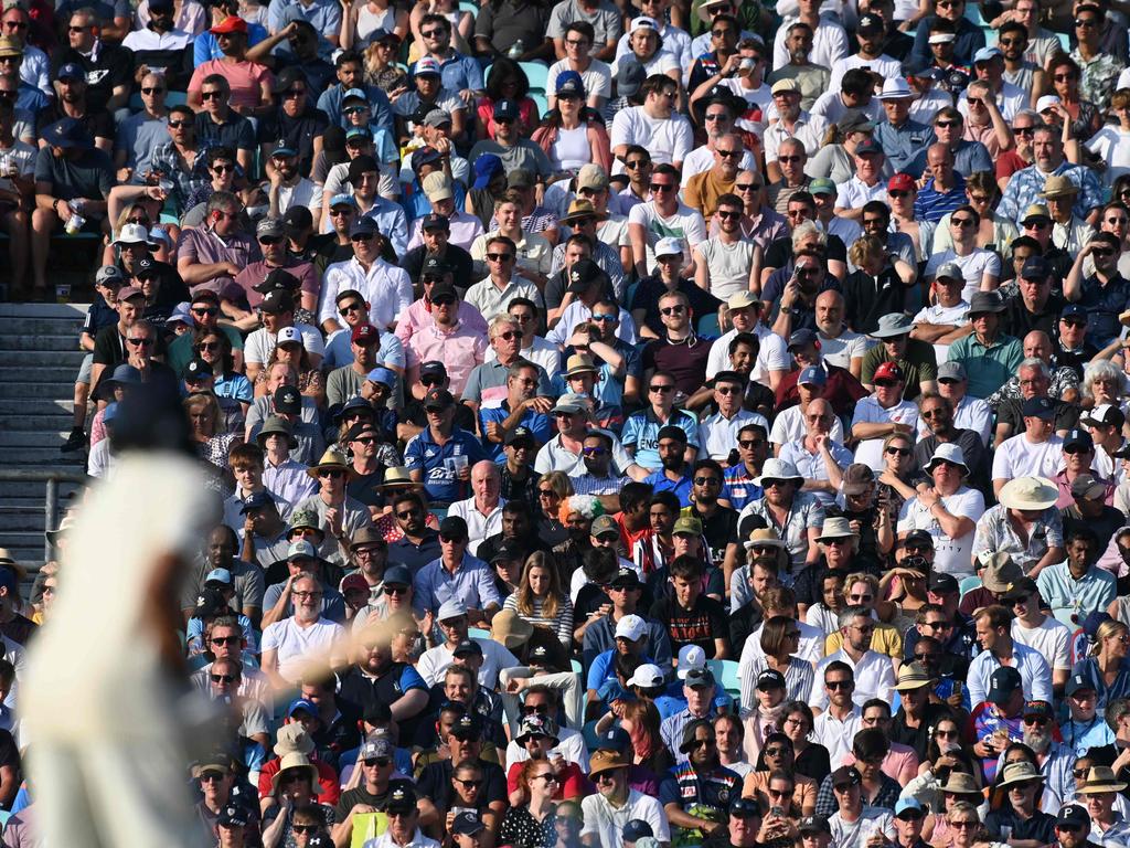 The England v India series featured packed crowds. Picture: Glyn Kirk/AFP