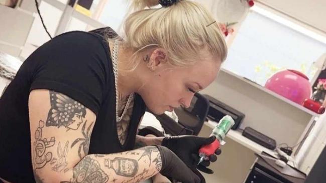 Jess Stocks, 22 of Maryborough, has been voted the Fraser Coast's best tattoo artist 2023.