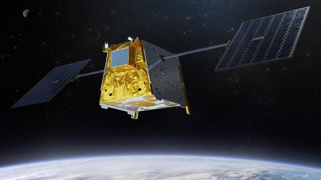 An Airbus Arrow 150 satellite. The 150kg satellites are valued at more than $20m each. Picture: Airbus