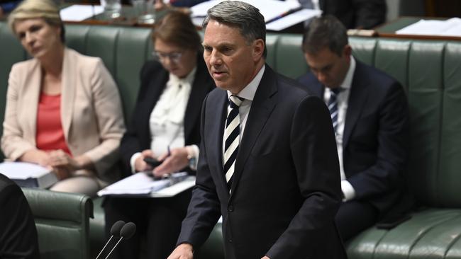 Deputy Prime Minister Richard Marles endorsed Peter Dutton’s referrals of allegations against Senator David Van to the ­Parliamentary Workplace Support Service. Picture: NCA NewsWire/Martin Ollman