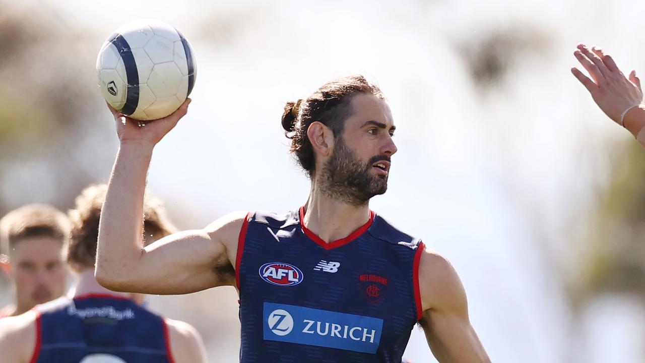 It hasn’t worked out for Brodie Grundy at Melbourne. Photo by Michael Klein.