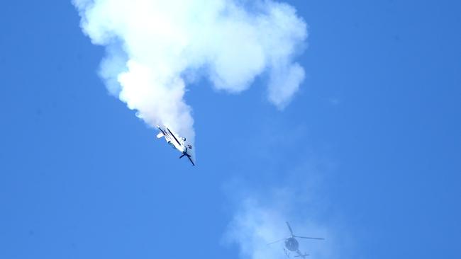 Aarron Deliu at day three of the Pacific Airshow, 20 August 2023. Picture: Richard Gosling