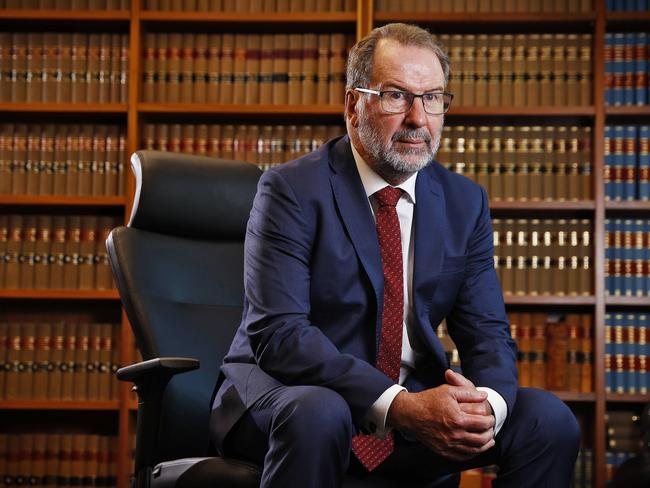 Michael Barnes, Commissioner of the NSW Crime Commission, has strengthened contempt laws. Picture: Sam Ruttyn