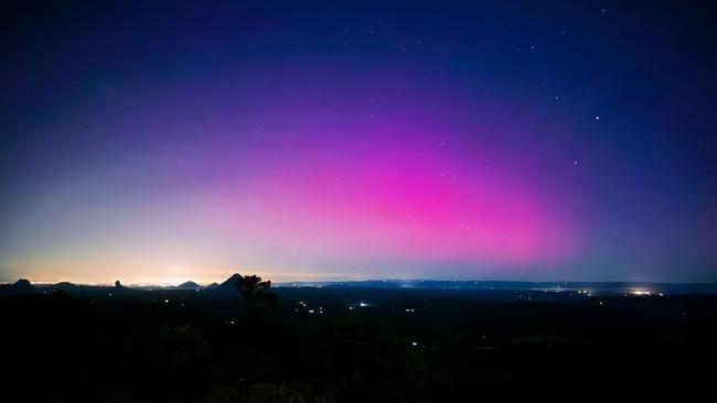 Aurora Australis captured on the Sunshine Coast. Photo: contributed.