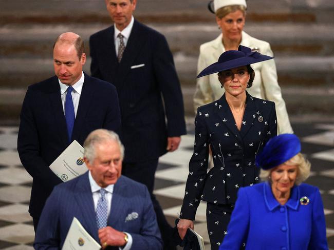 King Charles, Wills, Kate unite for historic service