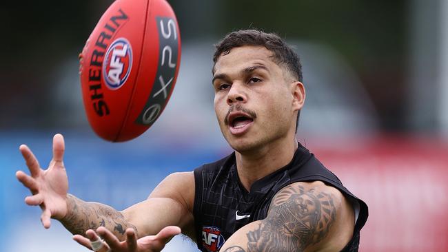 Former Giant Bobby Hill has turned heads in his first Collingwood pre-season. Picture: Michael Klein