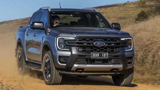 The Ford Ranger Wildtrak is an expensive workhorse. Picture: Mark Bean.