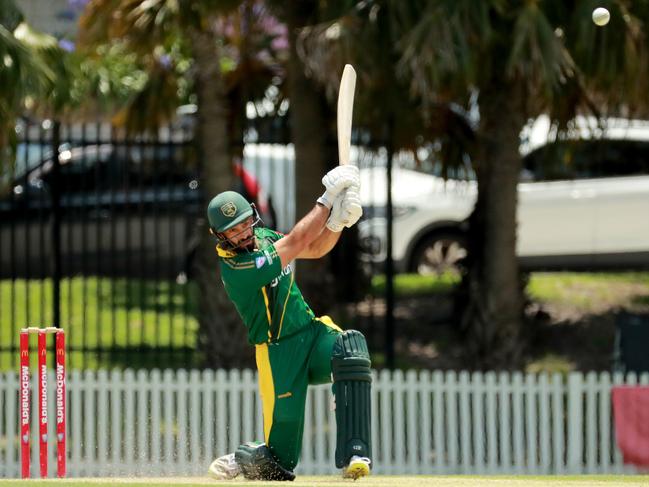 A quality batsman, Anthony Sams has scored over 600 runs in first grade for Randwick Petersham in 2024-25. Photo by Jeremy Ng