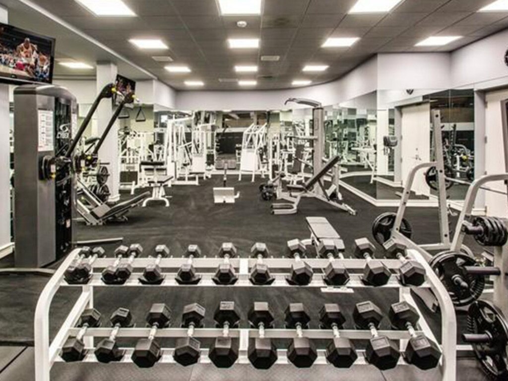 The mansion has its own fitness centre. Picture: realtor.com