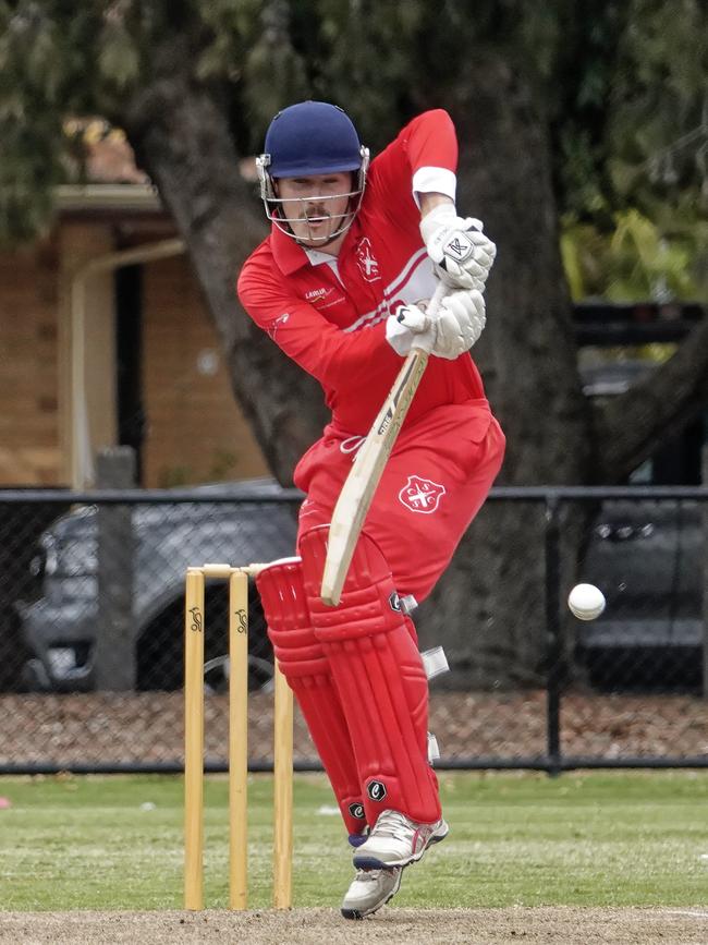 Springvale South batter Mitchell Forsyth. Picture: Valeriu Campan