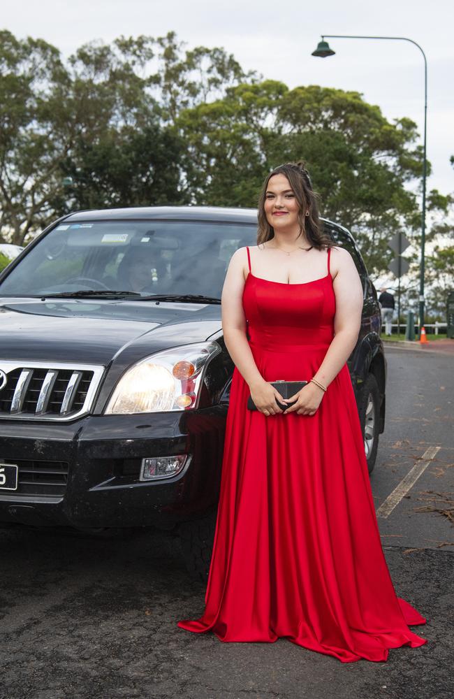 Graduate Kimberly Lawry at Toowoomba Christian College formal at Picnic Point, Friday, November 29, 2024. Picture: Kevin Farmer