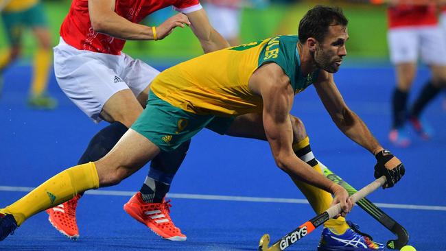 Australia's Mark Knowles in action