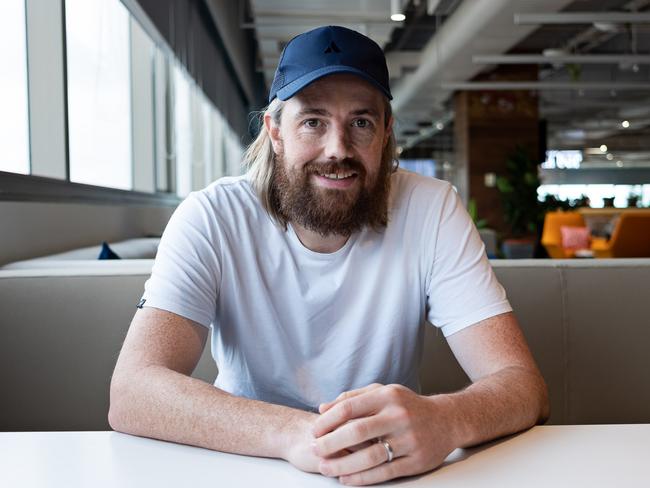 Mike Cannon-Brookes, co-founder and chief executive officer of Atlassian Corp., poses for a photograph in Bengaluru, India, on Wednesday, July 3, 2019. Cannon-Brookes has said the firm will get all its power from renewable sources by 2025. Photographer: Karen Dias/Bloomberg via Getty Images