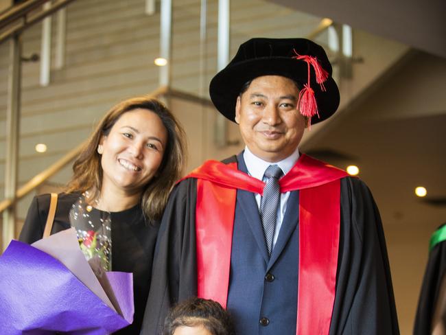 University of Tasmania Hobart Graduations 2019, Wednesday morning. Picture: RICHARD JUPE