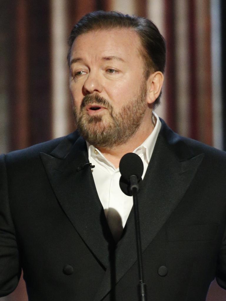 Ricky Gervais. Picture: Paul Drinkwater/NBCUniversal Media via Getty Images