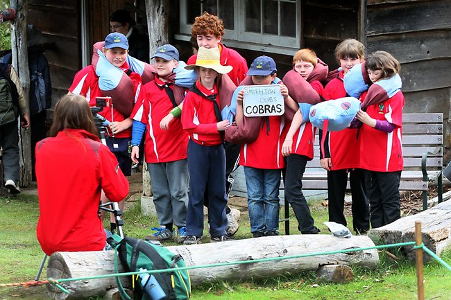 <p>The Smithon Cobras having their picture taken. Picture: Kim Eiszele</p>