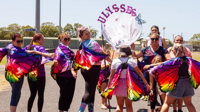 The Ulysses butterflies troupe at the 2023 Bundaberg Relay for Life.