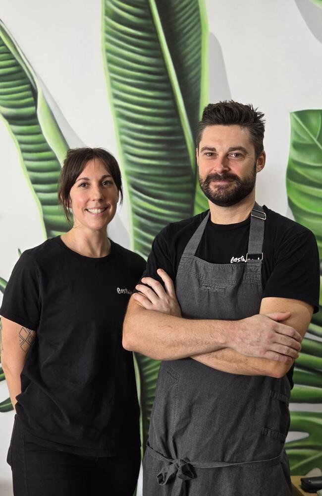 At Eastwoods Dining and Bar, Jack Mason assumes the role of executive chef, while Kirsty manages various aspects, including accounting, front-of-house operations, social media, HR, and ensuring exceptional customer service. Picture: Simone Hutchen Creative.