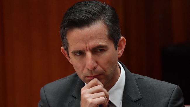 Senator Simon Birmingham said it had been a distressing time amid horrific allegation. Picture: Sam Mooy/Getty Images