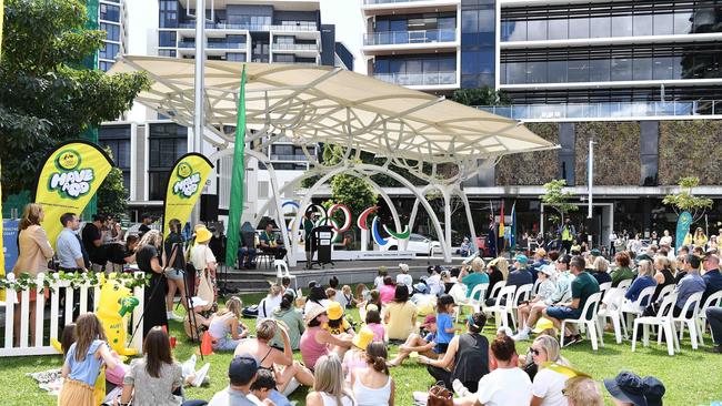 Australian Olympic and Paralympic teams arrive on the Sunshine Coast. Picture: Patrick Woods.